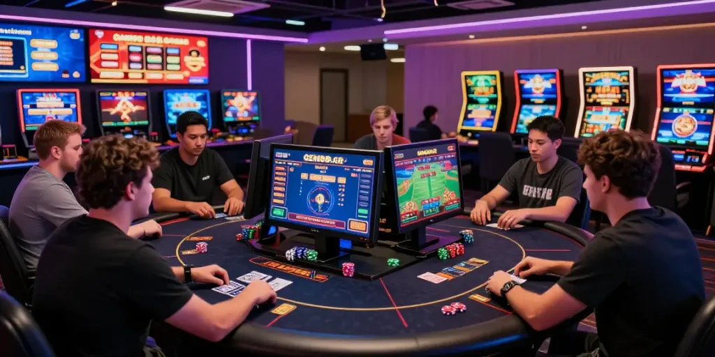 Engaging gaming experience at GEM88.com with diverse players enjoying vibrant online games.