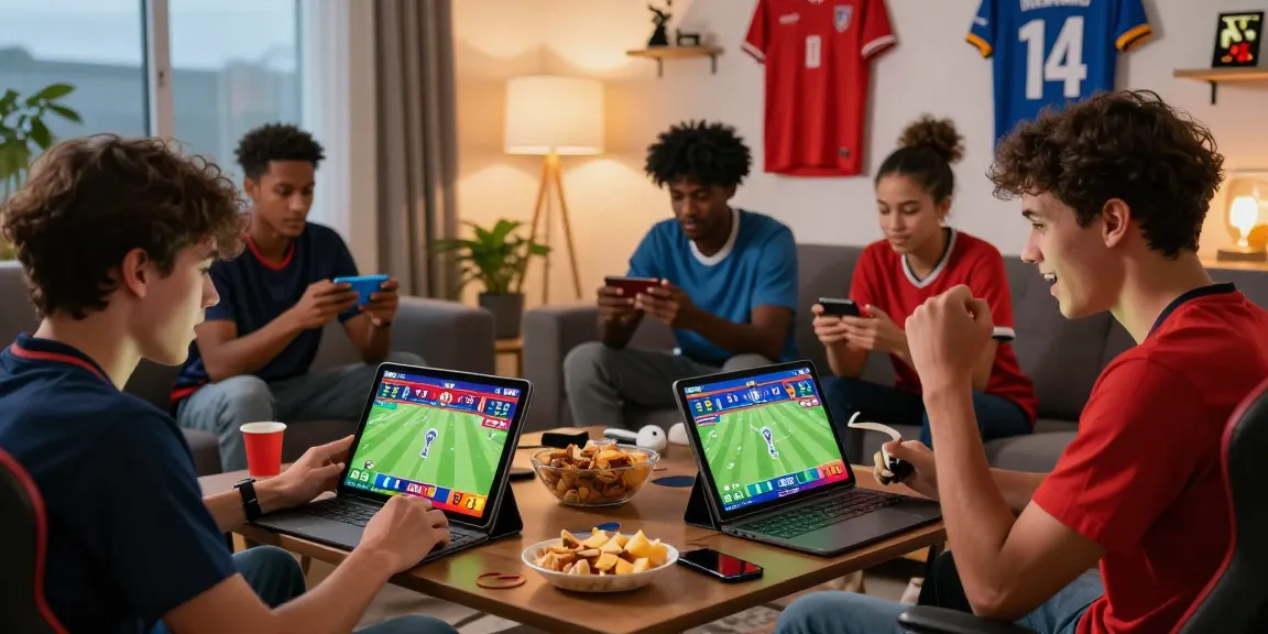 Exciting vegas4d online gaming scene with diverse players enjoying a mix parlay betting session.